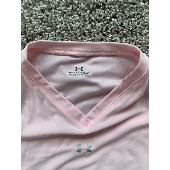 Under Armour Pink Compression Heat Wm Top Pink - Picture 5 of 5
